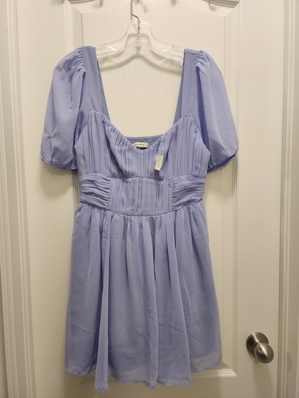 Abercrombie & Fitch Lavender Pleated Sleeveless Dress